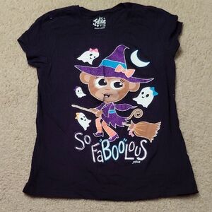 Justice Black Witch Bear Tee